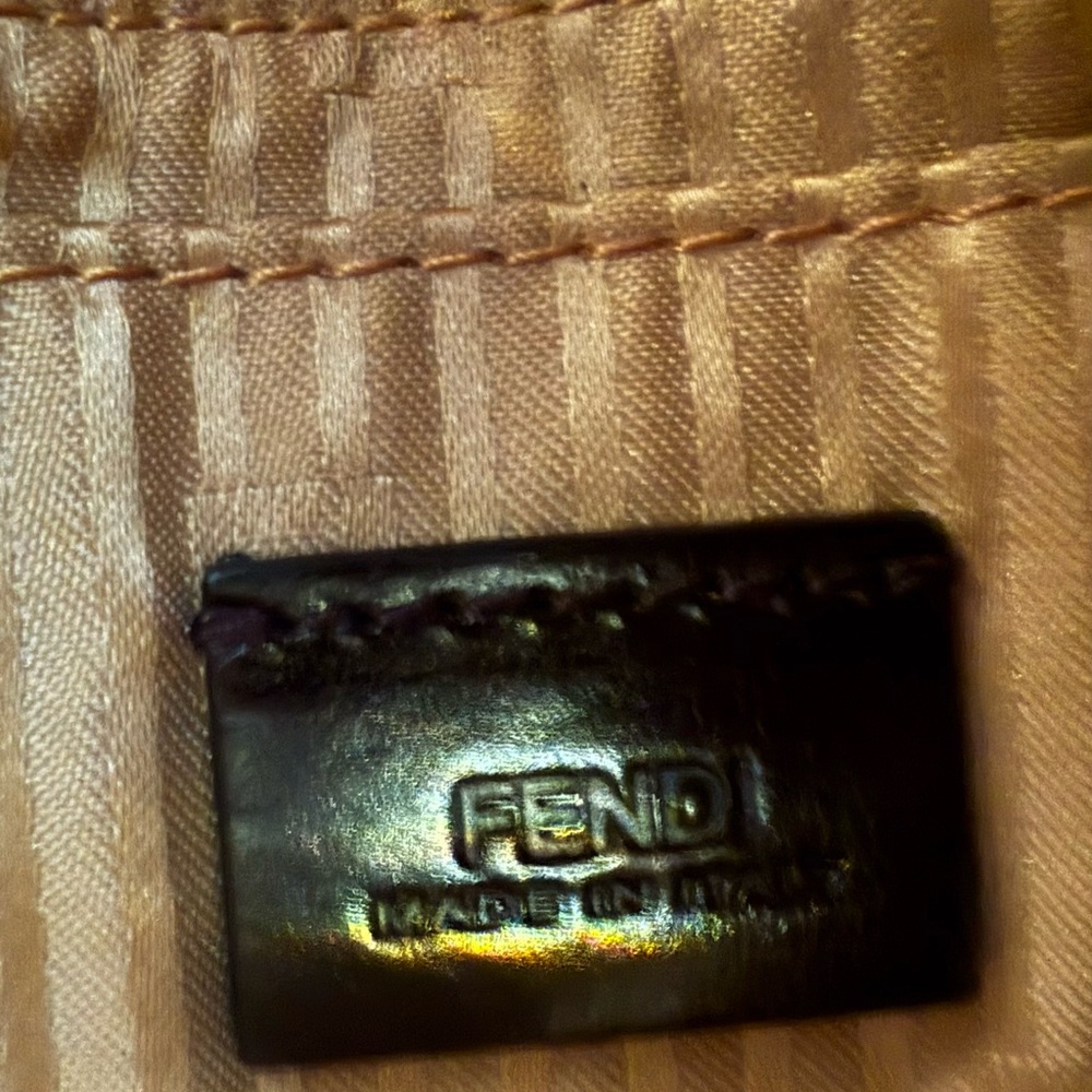 Fendi Beige Crossbody Bag with Gold Chain - Picture 12 of 17